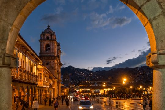 View of Cusco's Plaza de Armas