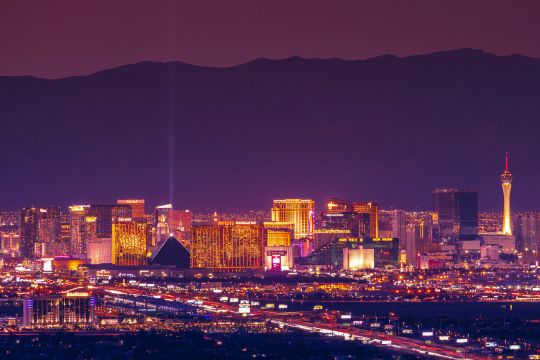 Bellagio fountains in Las Vegas